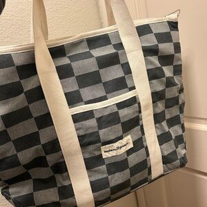 Business & Pleasure Checkered Cooler Bag